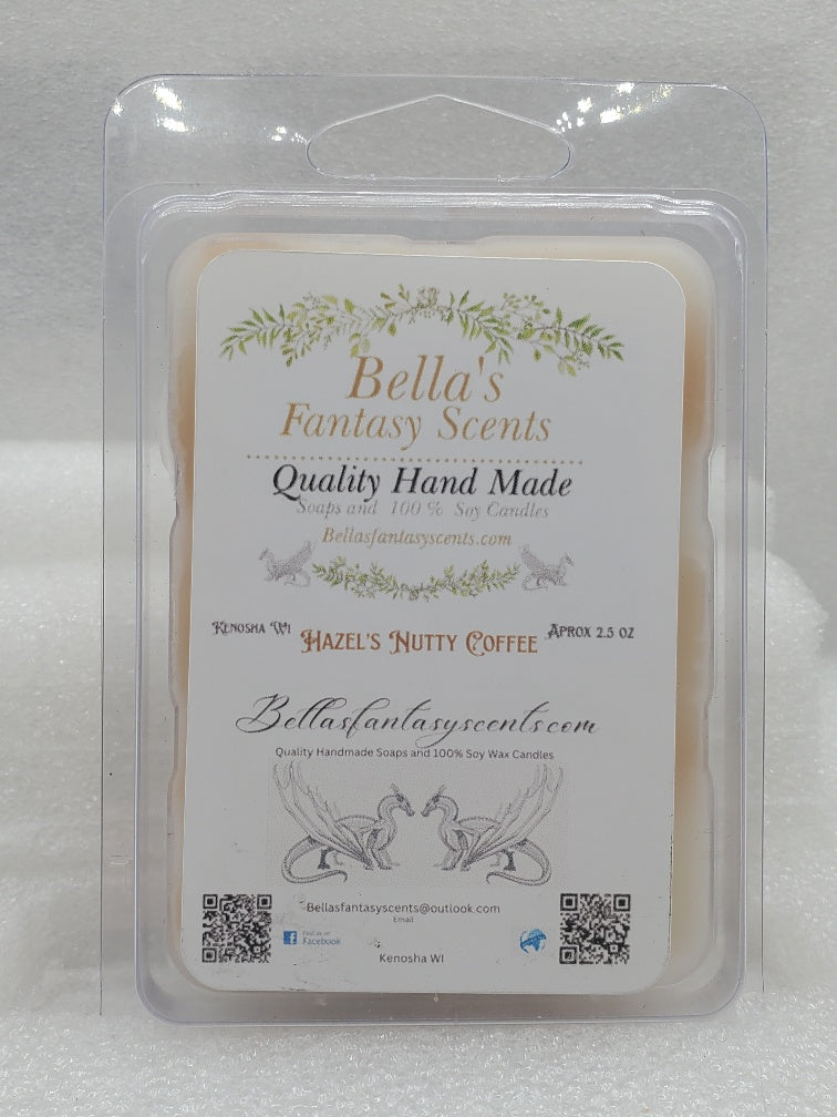 6 pk Wax Melt Hazels Nutty Coffee